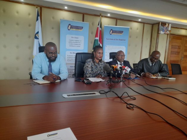 Registrar of Political Parties urges parties to resolve disputes by April 22 » Capital News