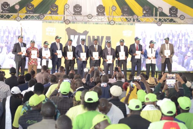 The Kenya Kwanza Alliance signs coalition pacts with 8 more parties