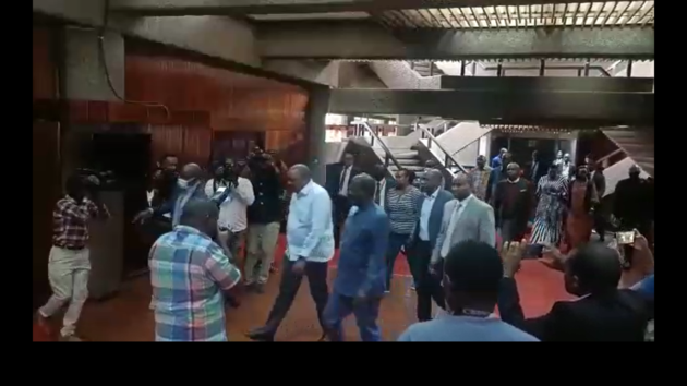 President Kenyatta, Raila at the KICC for first Azimio council » Capital News