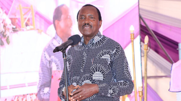 Kalonzo continues to fashion himself as a suitable sucessor of Raila's throne.