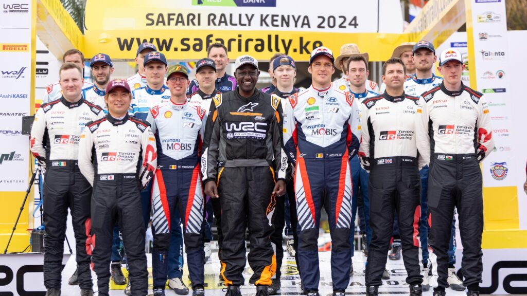 President Ruto flags off 2024 WRC Safari Rally at the KICC