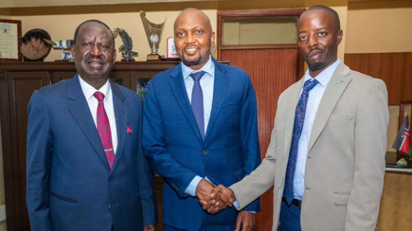 Moses Kuria and Raila