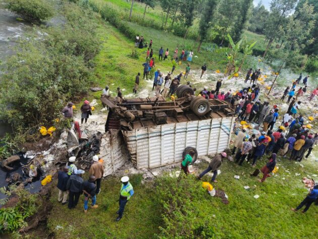 A vehicle accident in Murang claimed three lives A vehicle accident in Murang claimed three lives