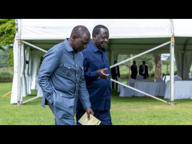 (WATCH) Raila joins President Ruto as he begins 3-day Nyanza visit, pledges to support govt agenda