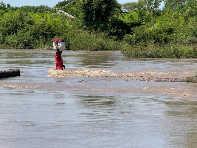 Several families displaced by raging floods in Nyando