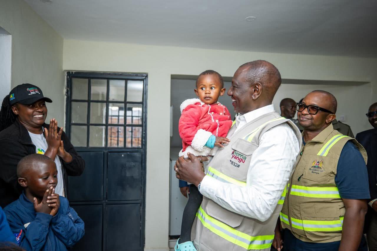 President Ruto hands over keys to new homeowners in Elburgon