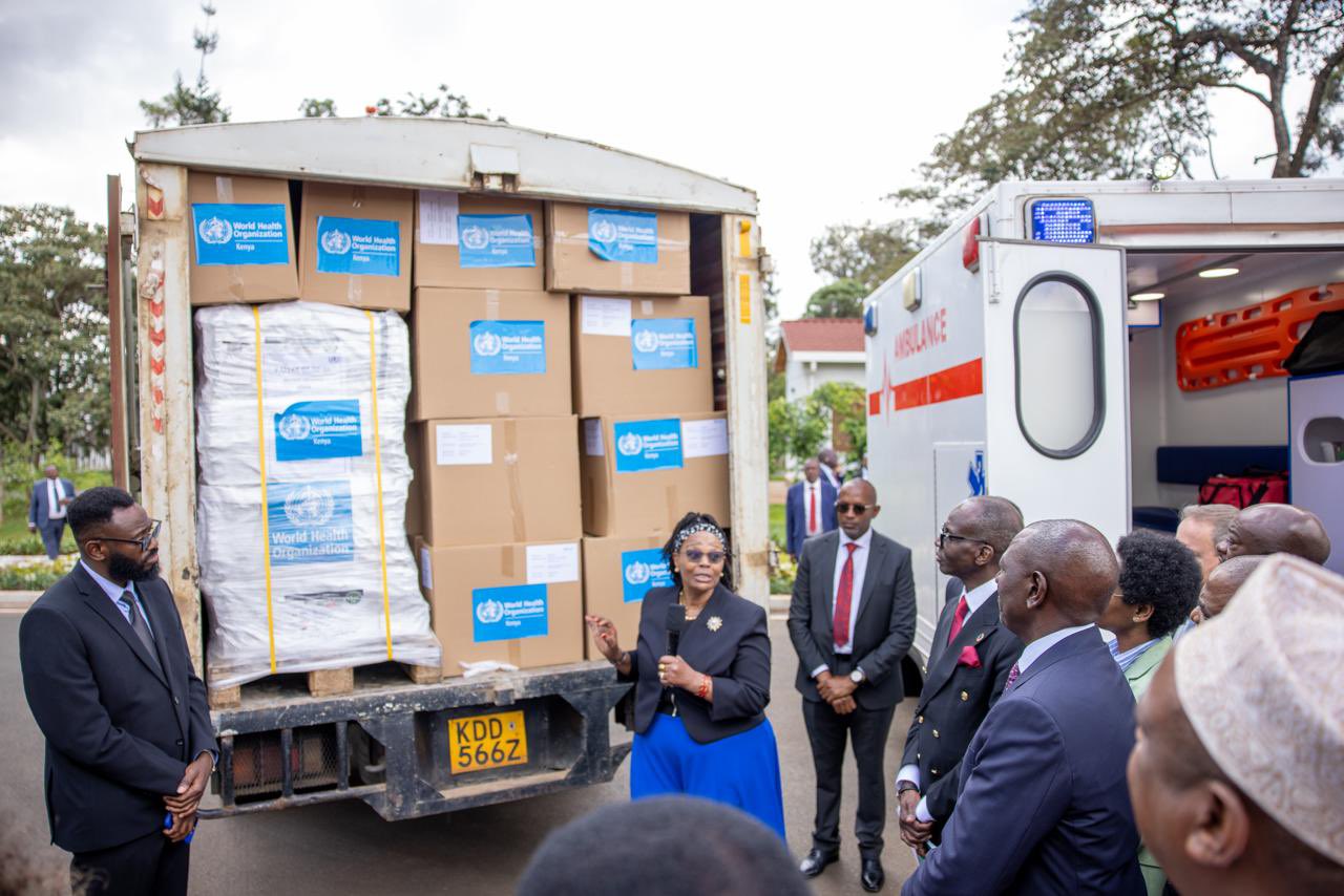 National hospitals receive 8 WHO ambulances to aid maternal health