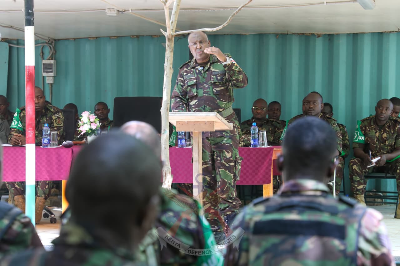 We win wars on discipline and craft: Senior KDF Commander in Somalia visit