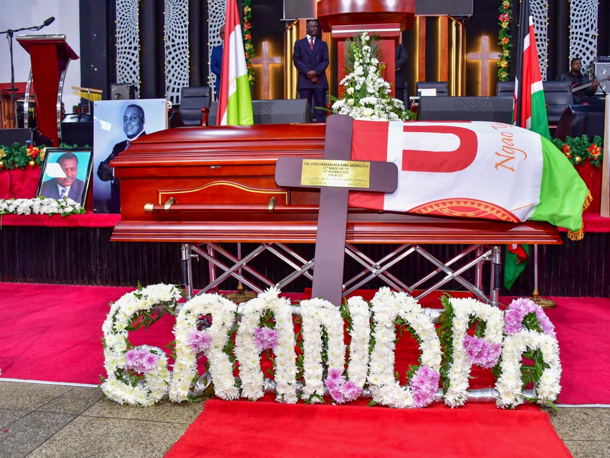 LIVE: Cyrus Jirongo burial underway in Lumakanda, Kakamega