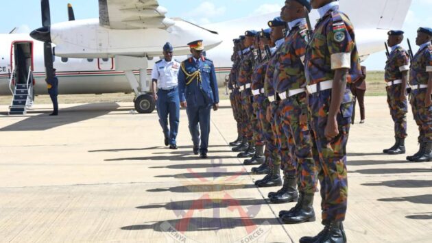 Kenya Air Force Commander Conducts Year-End Inspections at Embakasi and Moi Air Bases
