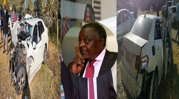 Police Report: Jirongo Was Driving Towards Nairobi When His Mercedes Benz Collided Head-On With A Bus