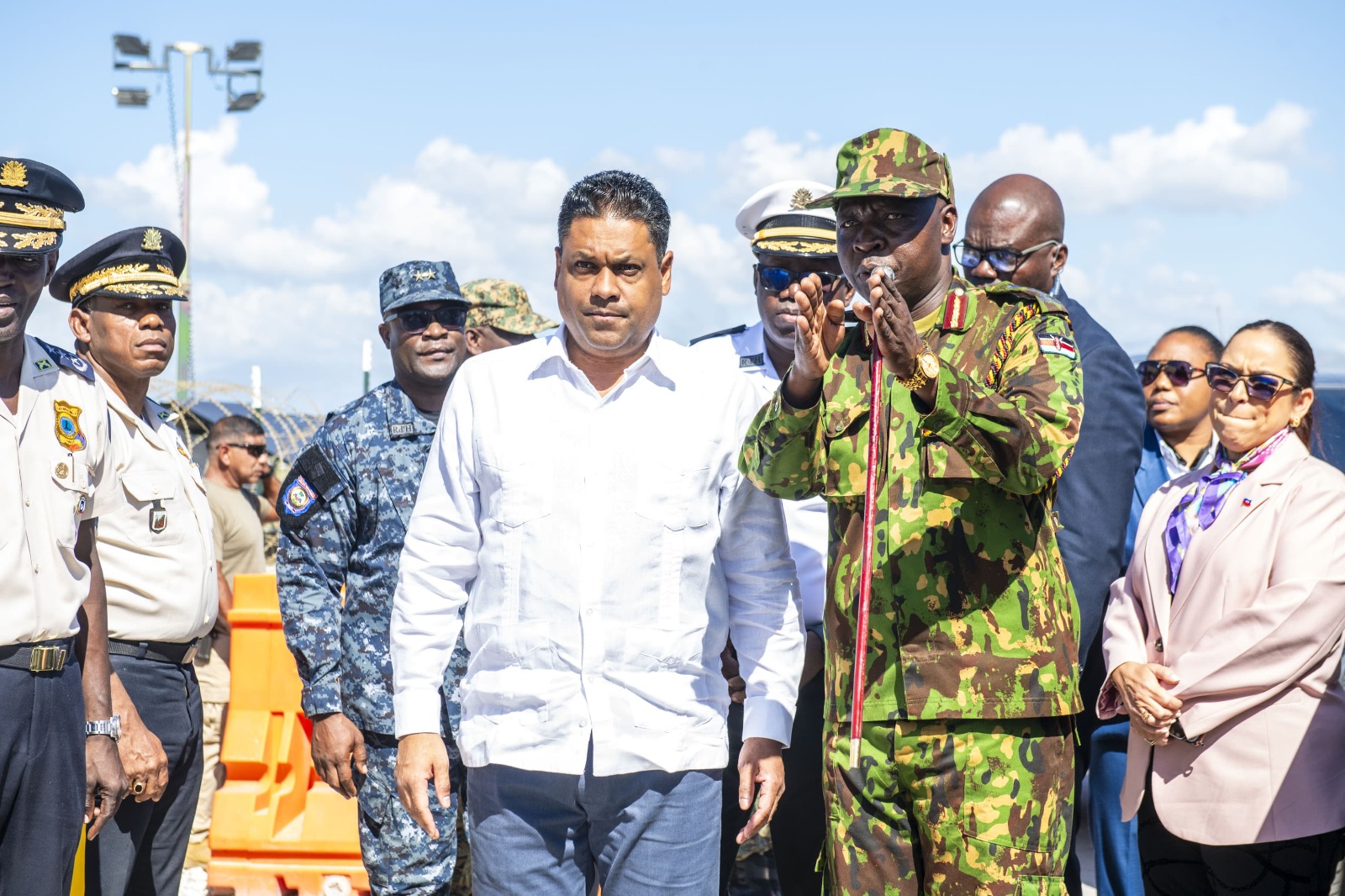 Haiti TPC leadership visits GSF as gang suppression efforts intensify