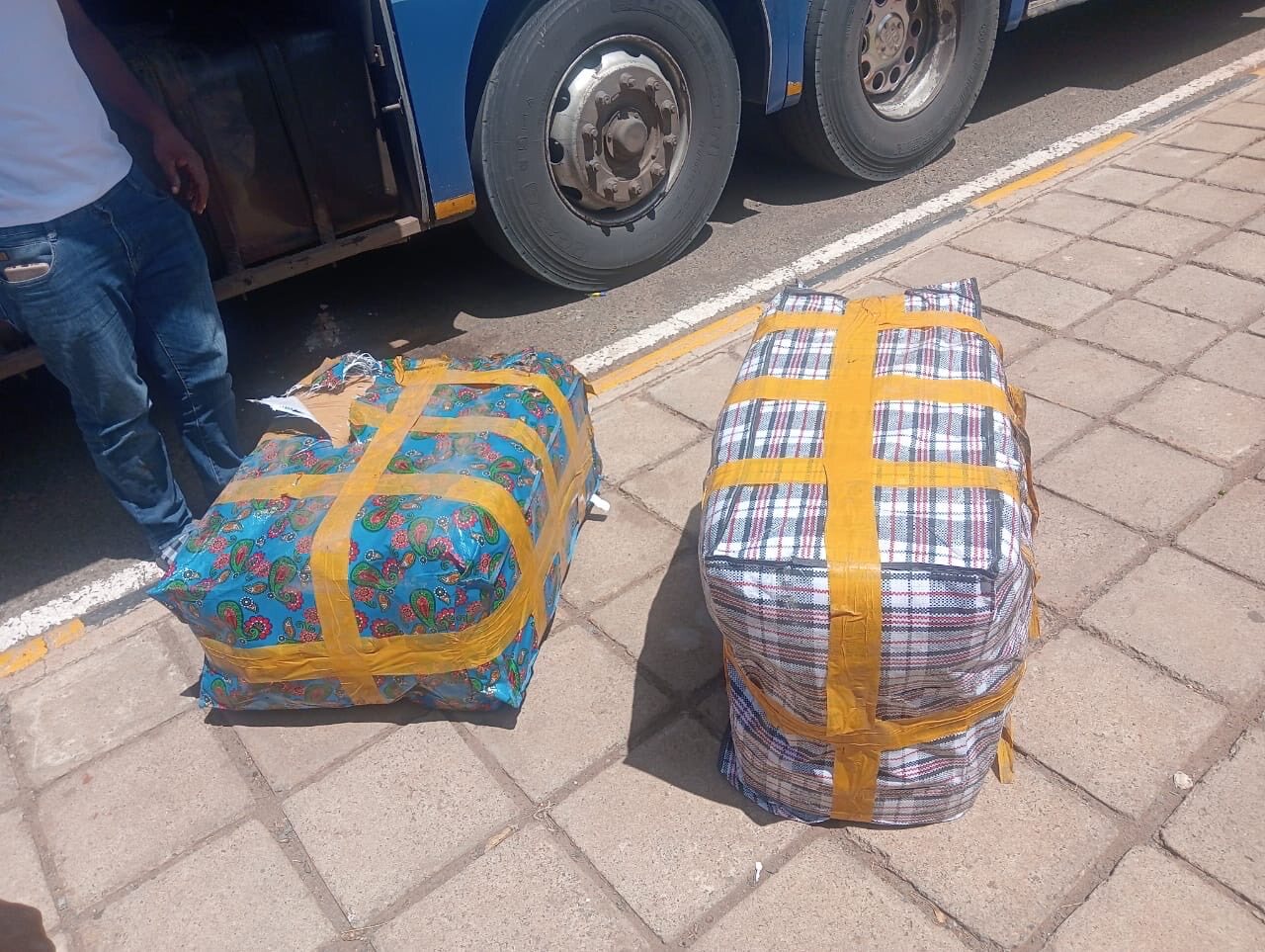 2.5 Million Shillings Cannabis Seized from Tanzania-Bound Bus at Namanga
