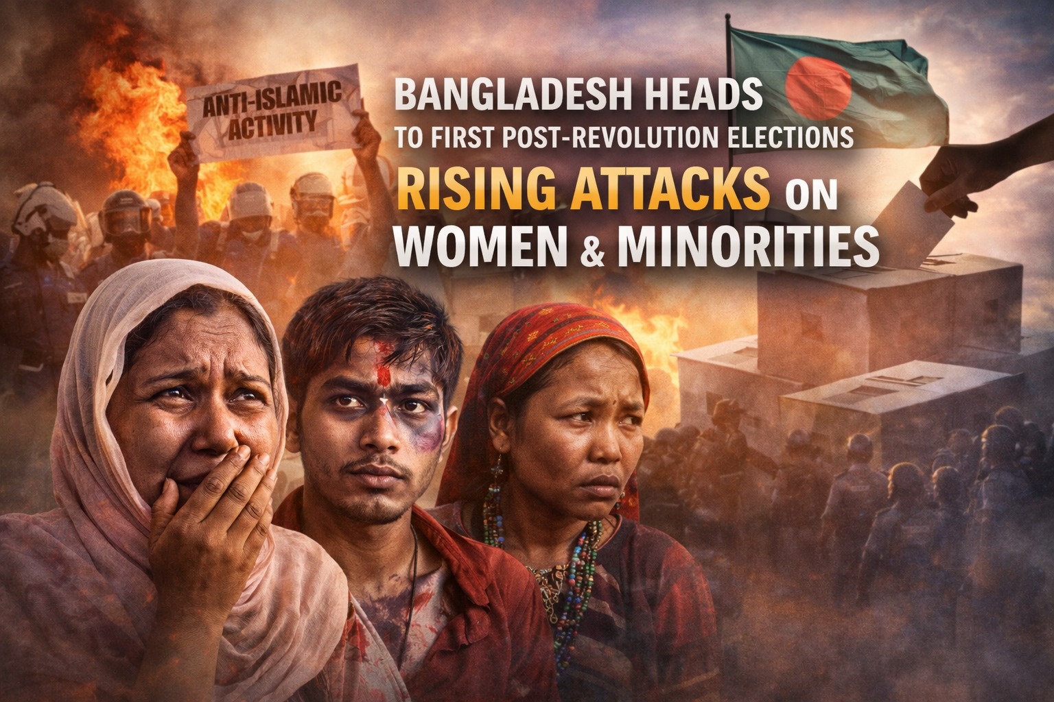 Bangladesh Heads to First Post-Revolution Elections Amid Rising Attacks on Women and Minorities