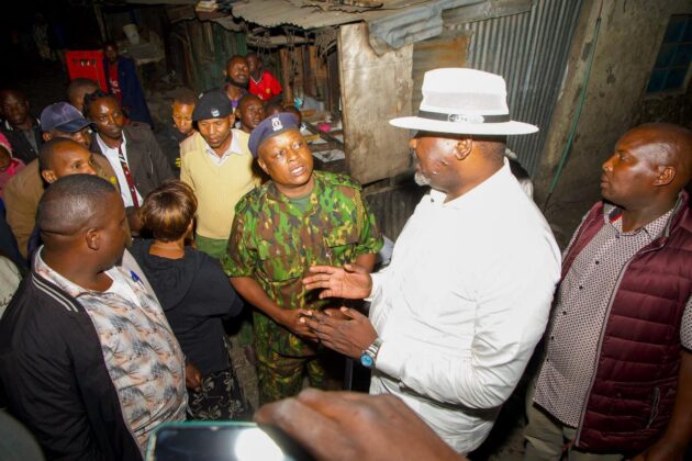 capitalfm.co.ke - CORRESPONDENT - CS Ruku Visits Mukuru Kwa Reuben Fire Victims, Pledges Govt Support