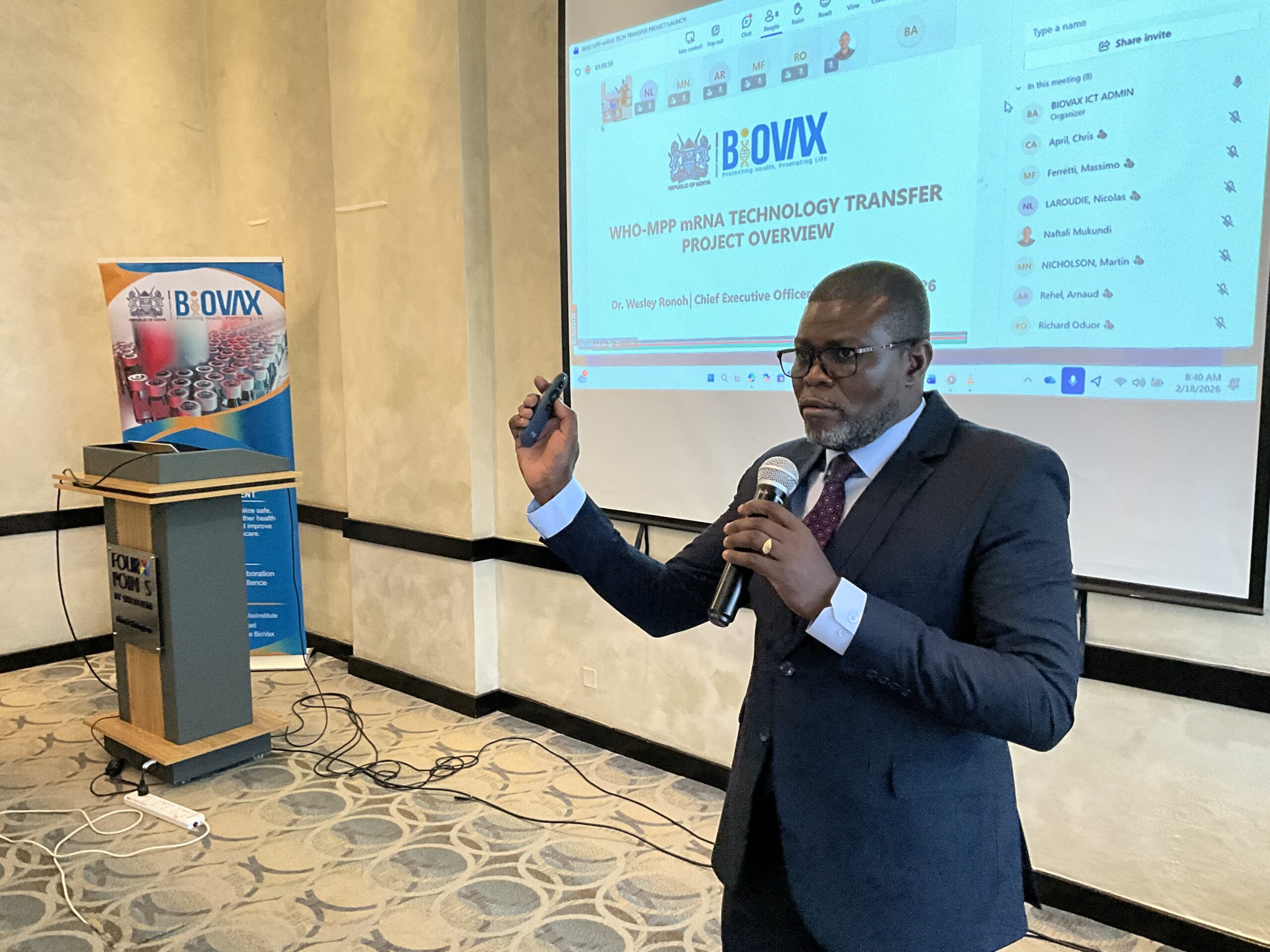 Kenya launches technology transfer project to boost local vaccine production