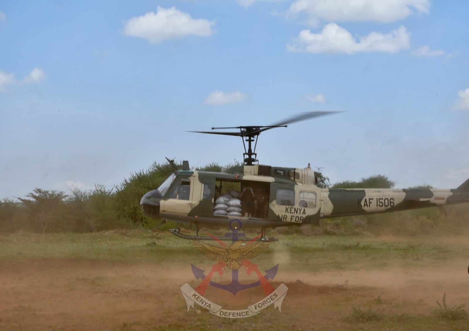 KDF conducts aerial seed balling in Isiolo to boost tree cover in arid areas