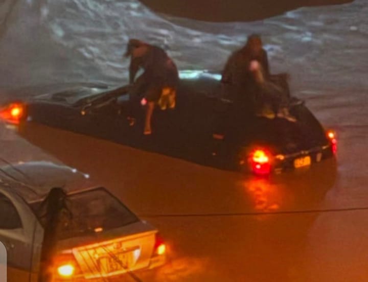 Heavy Rains Flood Parts of Nairobi, Major Roads Impassable as Commuters Stranded for Hours