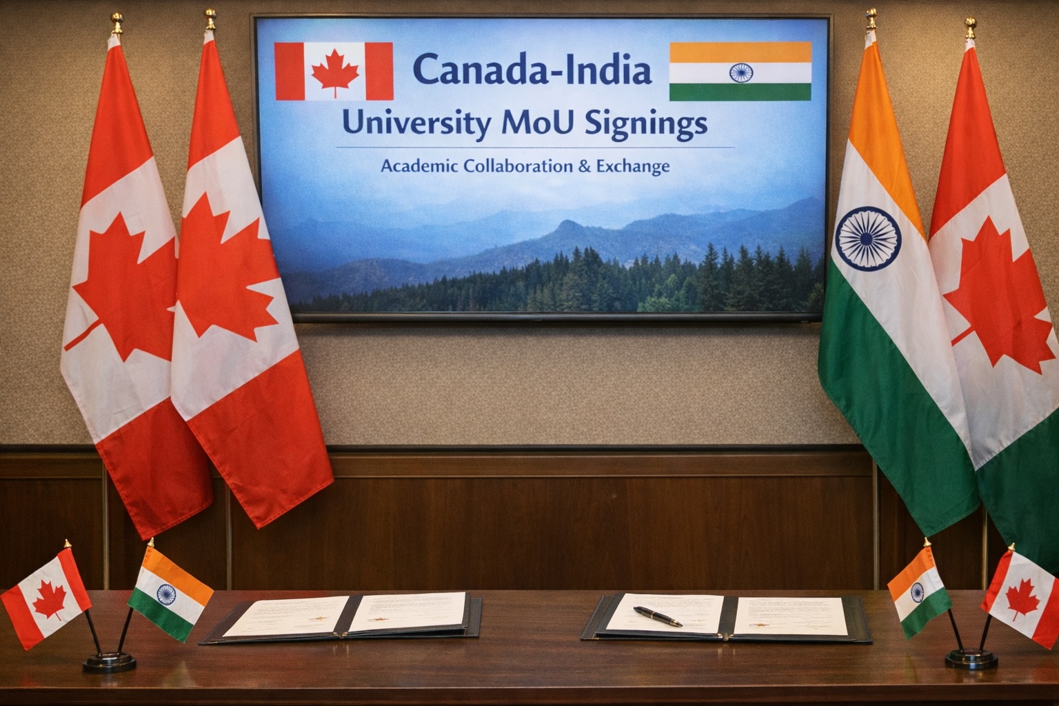 Canada, India Universities Sign Multiple MoUs to Boost Research, Student Mobility