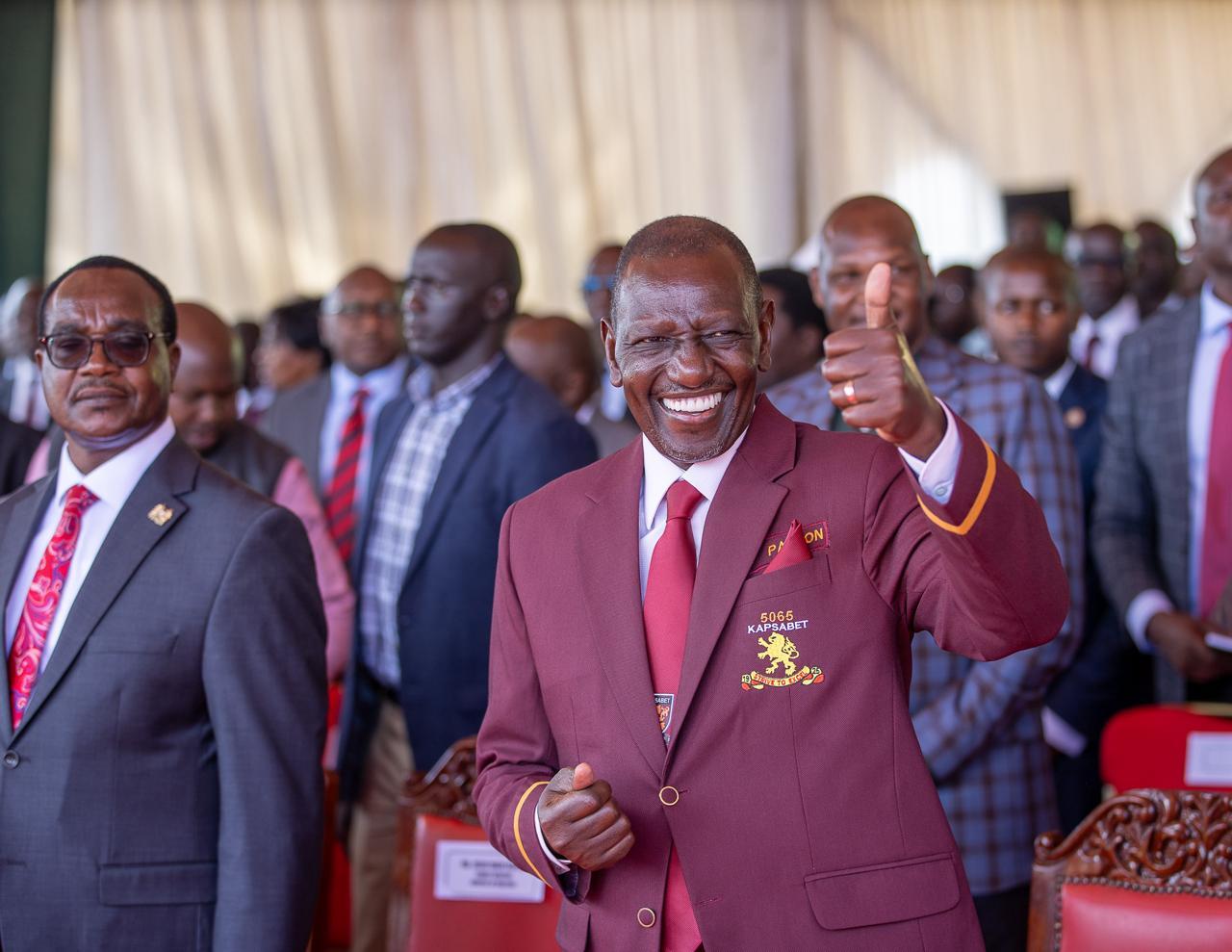 President Ruto Wears Kapsabet Boys High School Uniform During Centenary Celebrations