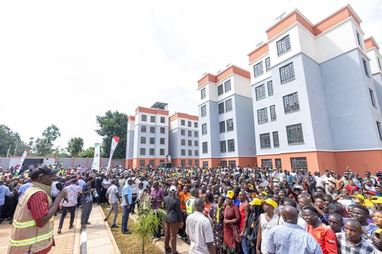 President Ruto Hands Over 180 Affordable Housing Units in Milimani, Kakamega