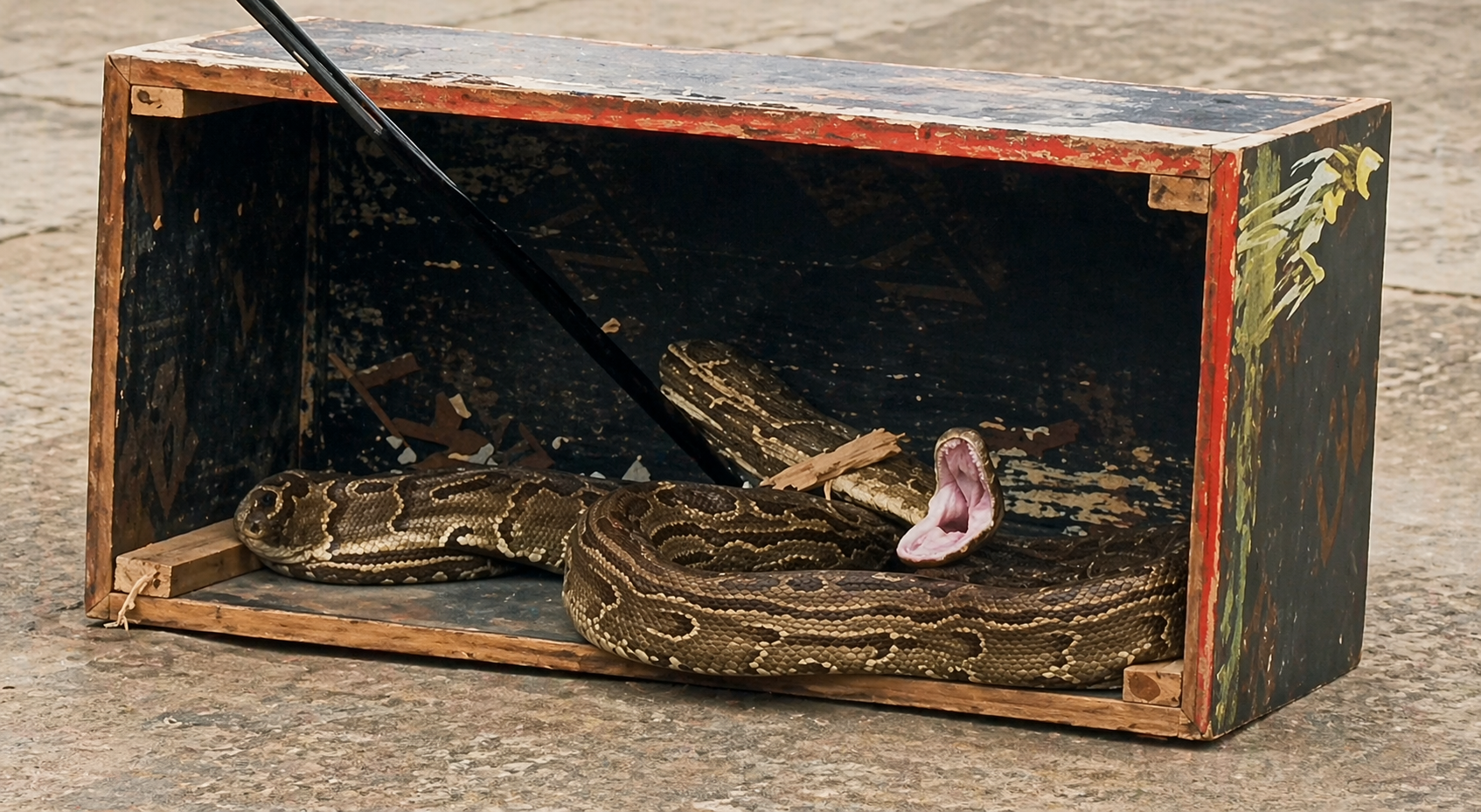 Python declared as ‘spare parts’ cargo from Tanzania seized at Namanga