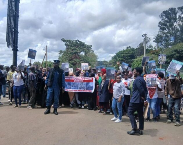 South C Residents Storm Ardhi House Over Deadly Building Collapse