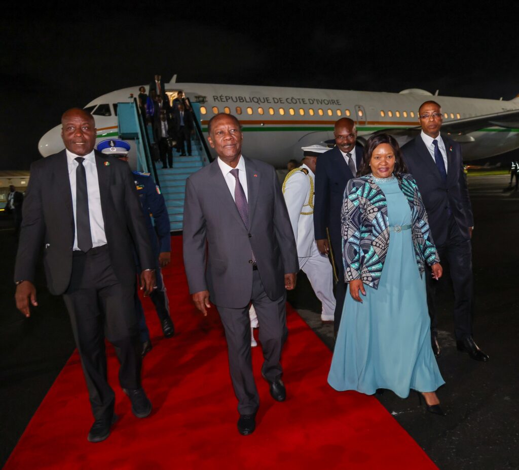 Presidents arrive in Nairobi ahead of Africa Forward Summit in Nairobi