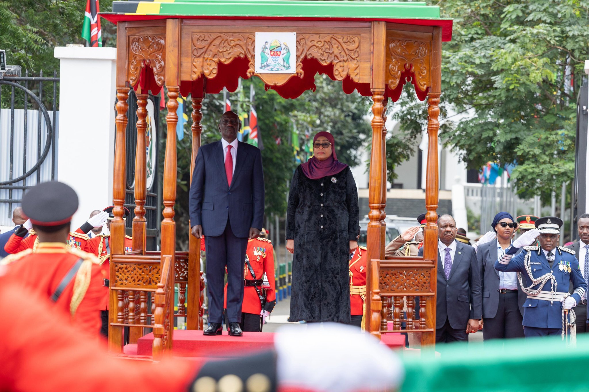 Suluhu calls for Kenya–Tanzania cooperation to tackle ‘disruptive activism’ during Ruto visit