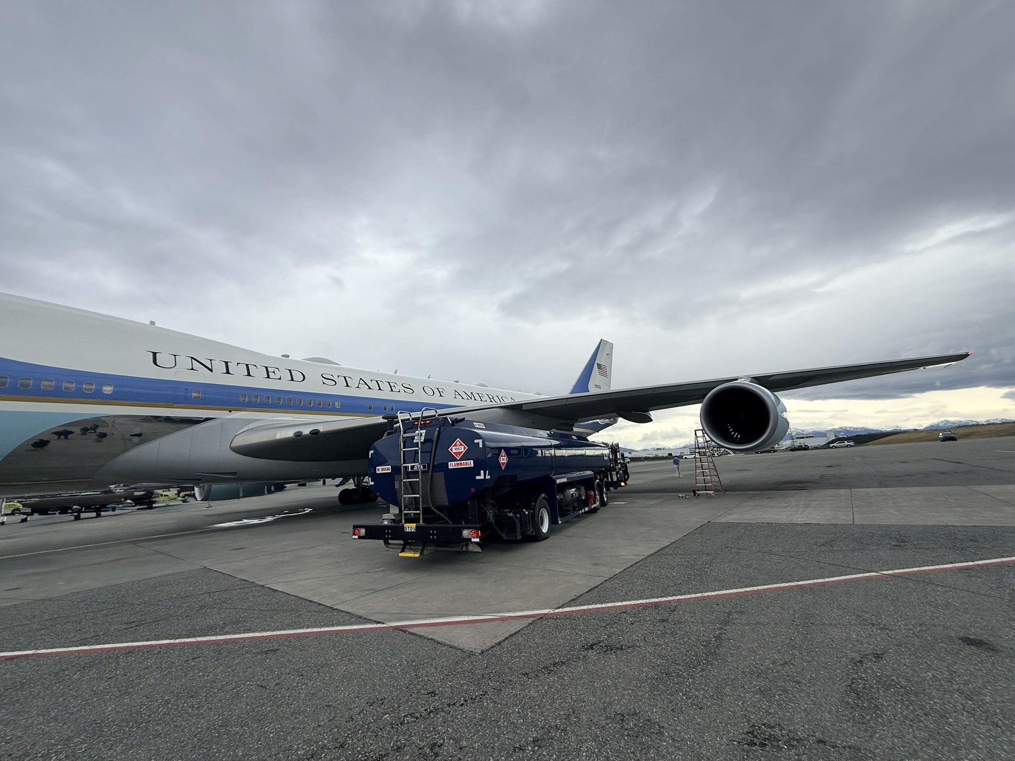 Why Trump’s Air Force One stopped in Alaska before flying to Beijing