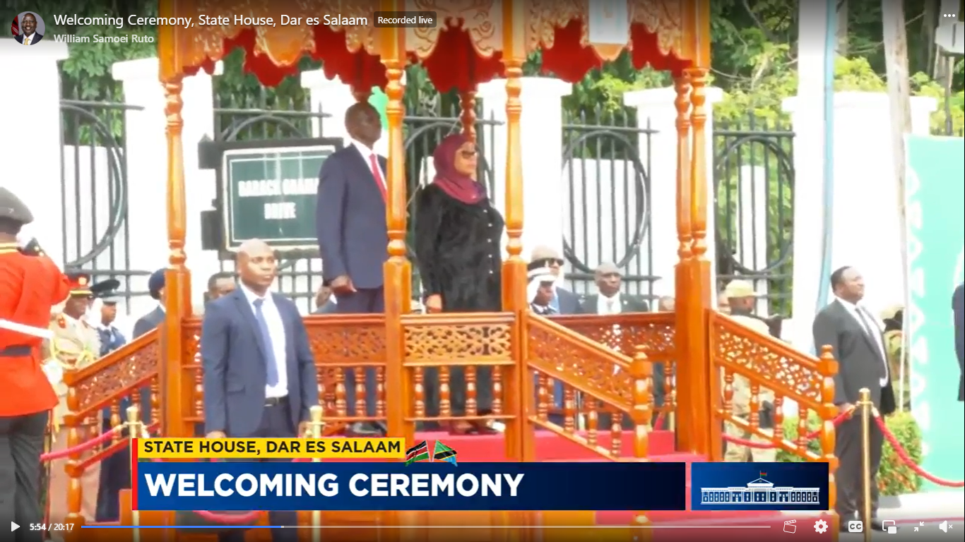 Ruto to Address Tanzanian Parliament in Rare Diplomatic Gesture During State Visit