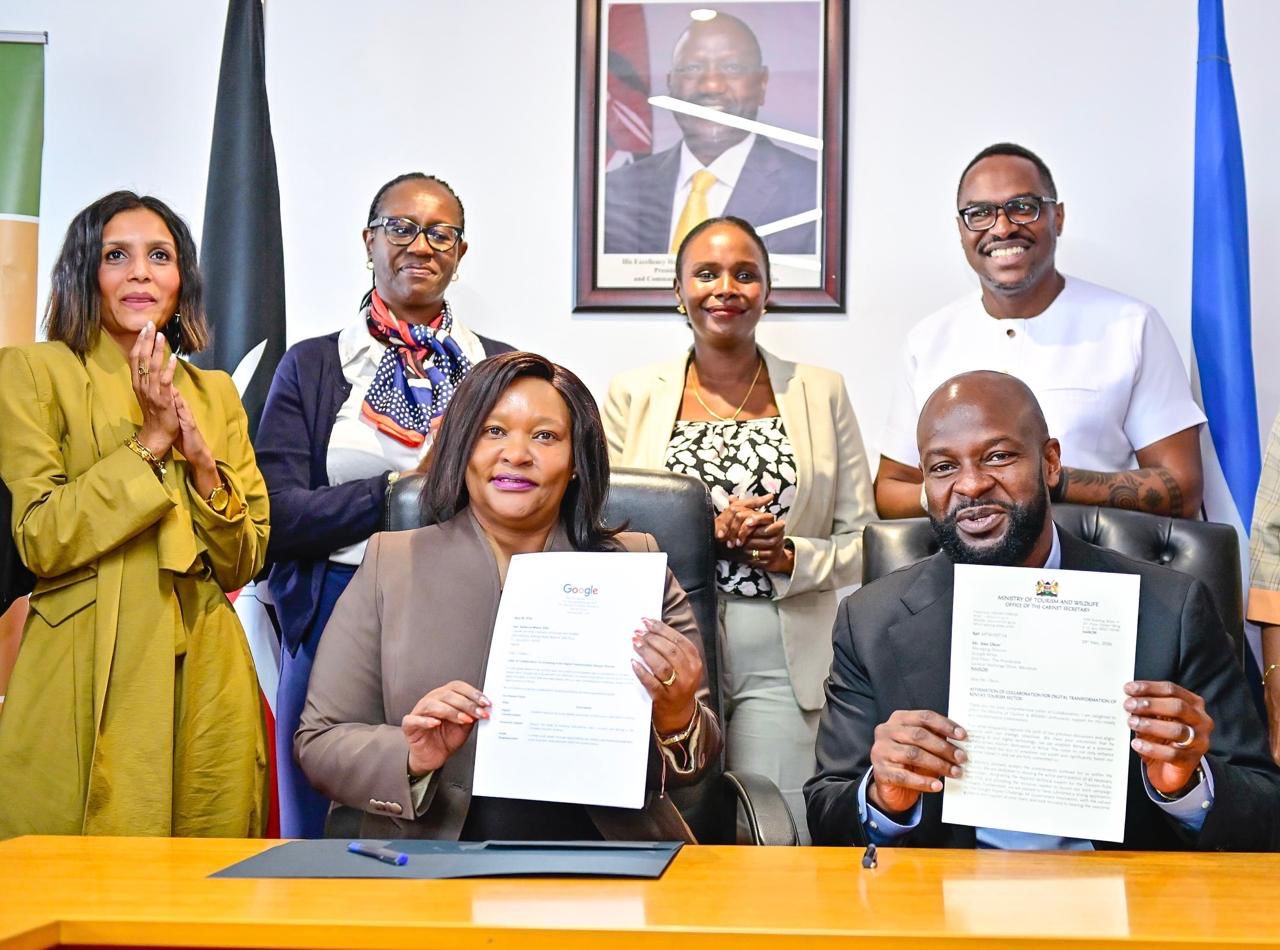 Tourism Ministry inks AI-powered tourism partnership with Google through Magical Kenya to drive visits