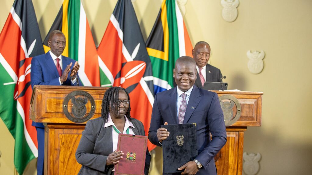 Kenya, South Africa sign 6 deals including pact on trade facilitation