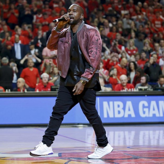 INF - Kanye West Performs 'All Day' During Timeout at Bulls-Cavaliers Game