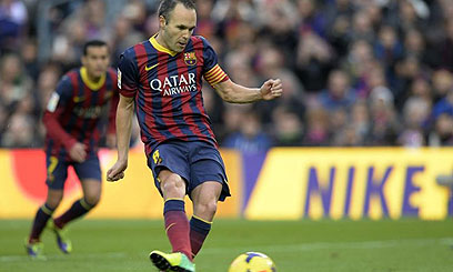 Barcelona captain, Andres Iniesta. PHOTO/File