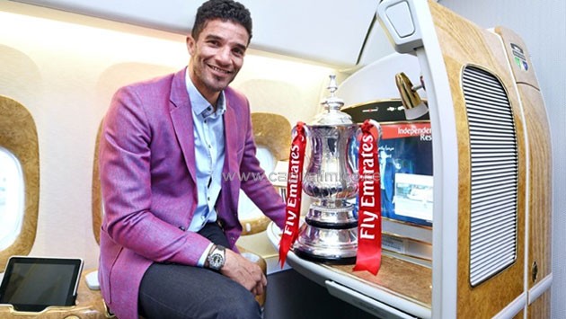 David James has taken the Emirates FA Cup to Kenya. PHOTO/courtesy
