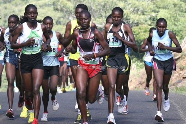 Athletes participating in a past baringo Half Marathon event. PHOTO/IAAF