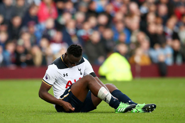 Image result for wanyama injured knee