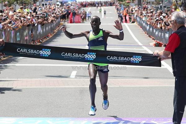 Cheserek equals 5km W. Record in Carlsbad Cheserek - Cheserek equals 5km W. Record in Carlsbad