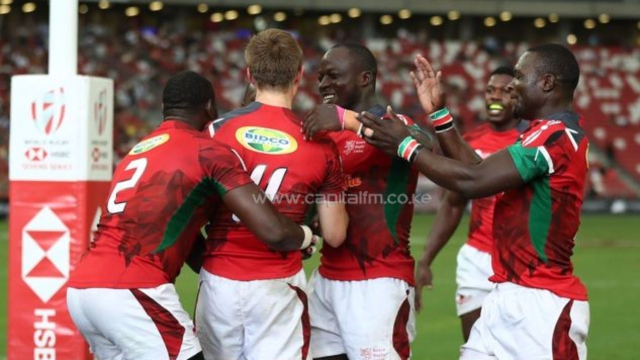 Image result for kenya sevens vs Spain in singapore