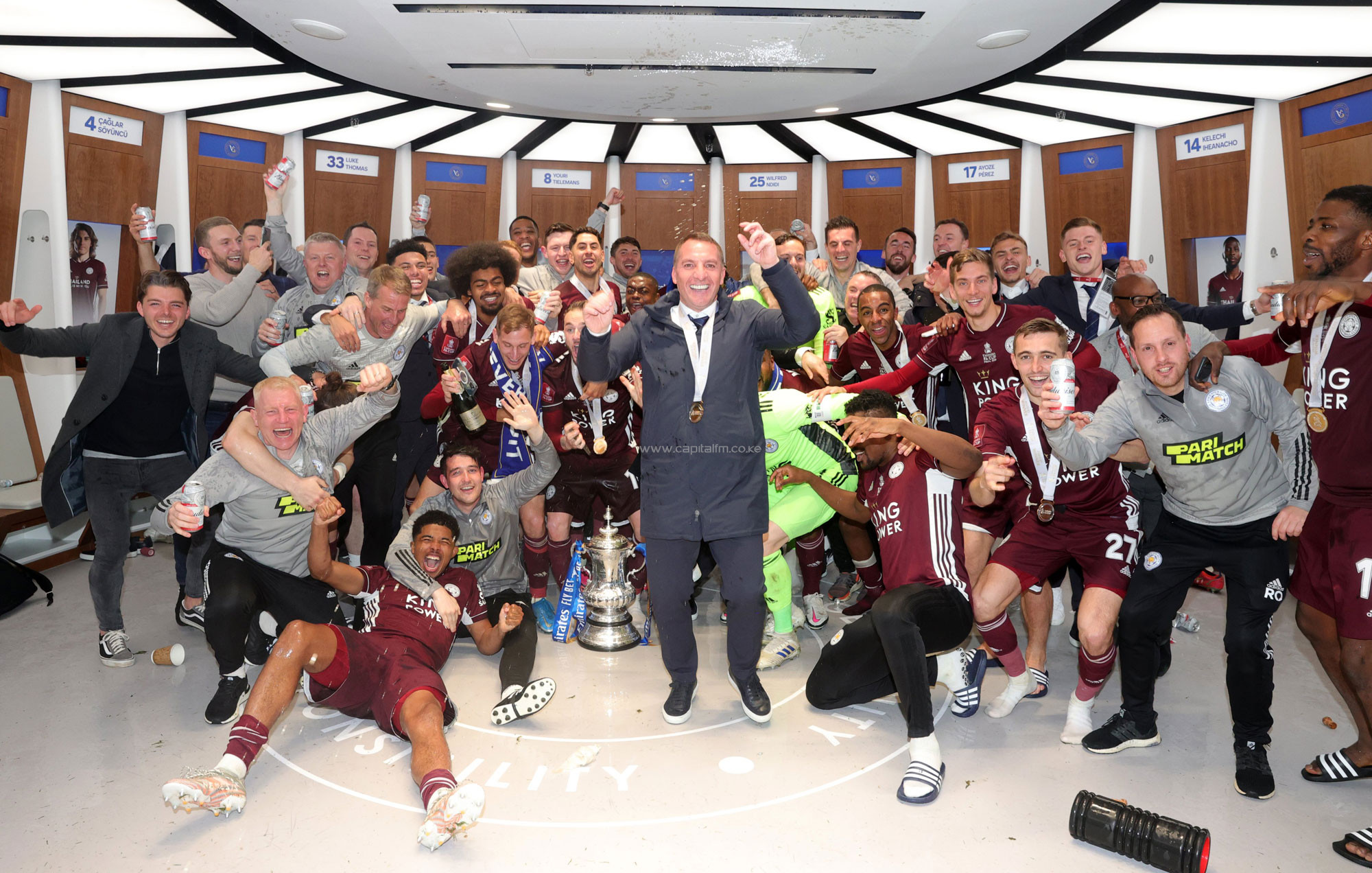 Leicester rescue draw at 10-man Southampton