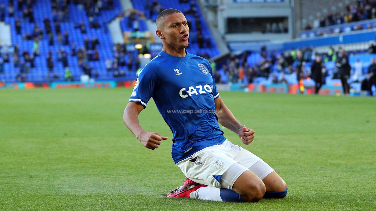 Richarlison header keeps Everton’s slim European hopes alive