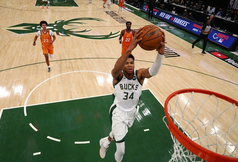 Giannis-led Bucks seek rare NBA fightback title over Suns