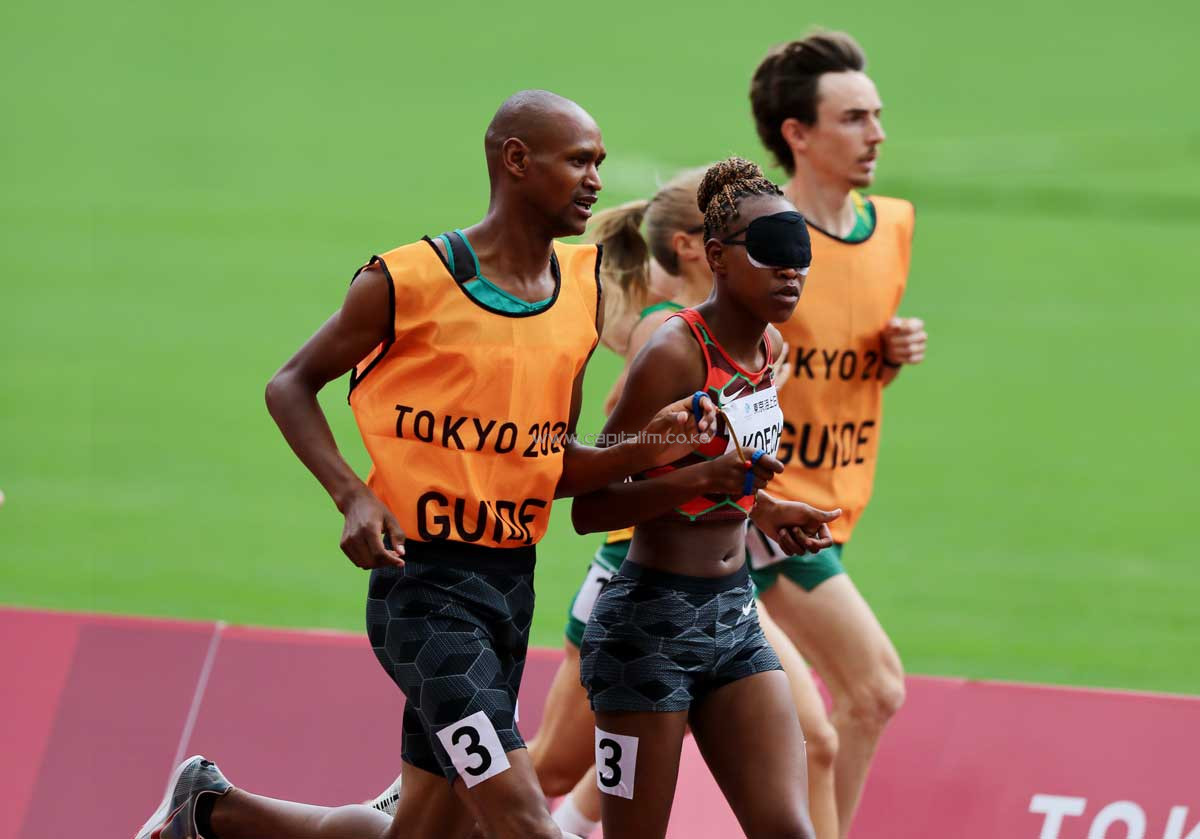Sibling love as Paralympian Chelangat advances into 1500m-T11 final in Tokyo