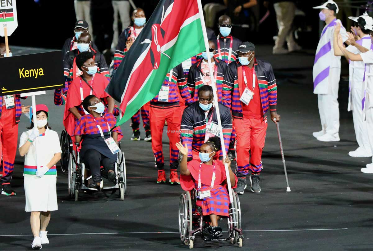 In pictures: Kenya in Tokyo 2020 Paralympic Games opening ceremony