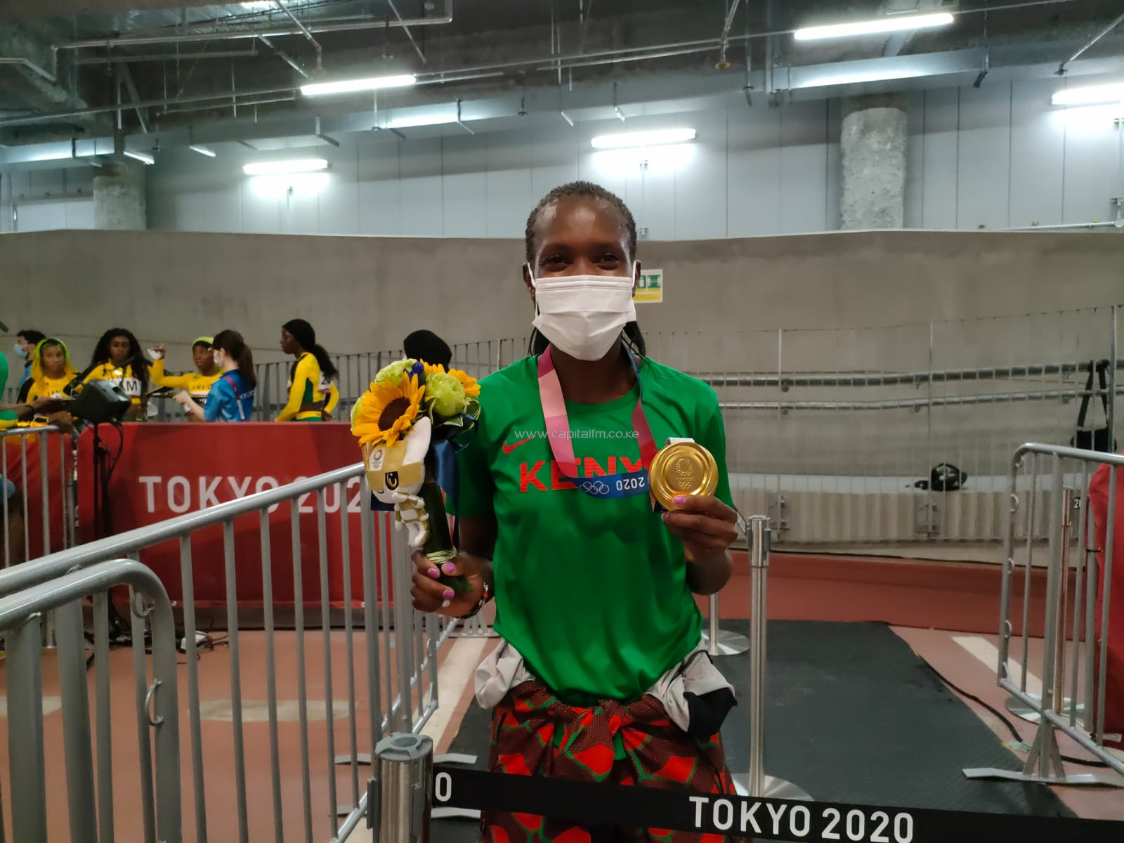 Elated Kipyegon dedicates Tokyo Gold to three-year old daughter Alyn