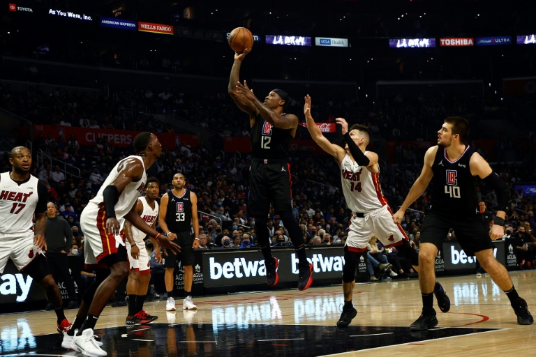Clippers rally to douse Heat, Pacers beat Jazz in testy NBA clash