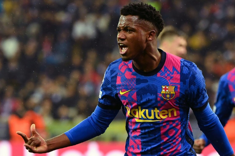 Barca’s Fati dedicates goal to Aguero in Dynamo win