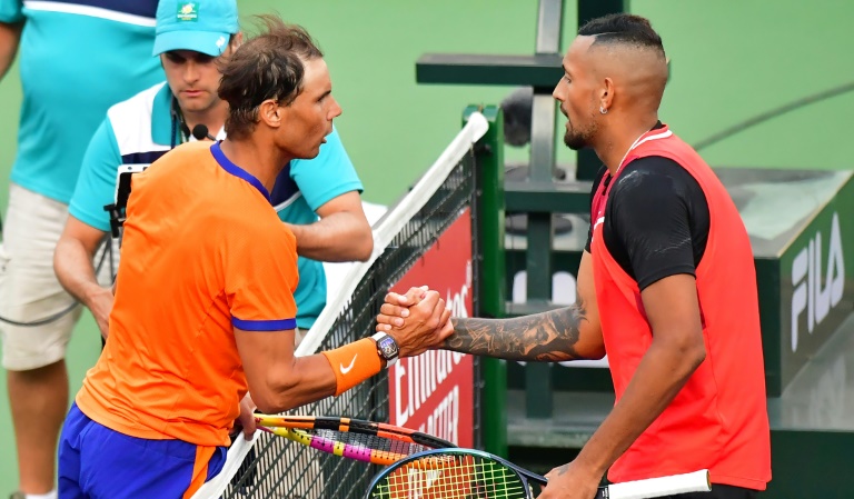 Nadal holds off Kyrgios to stay unbeaten in 2022
