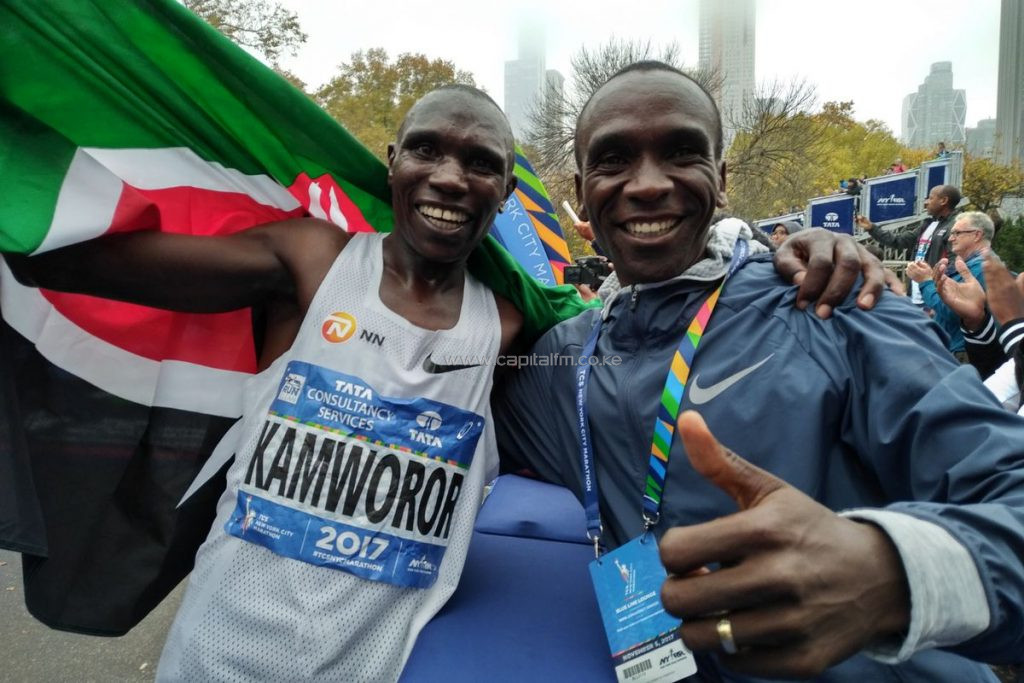 Motivated by Eliud Kipchoge, Geoffrey Kamworor eyes Boston Marathon glory